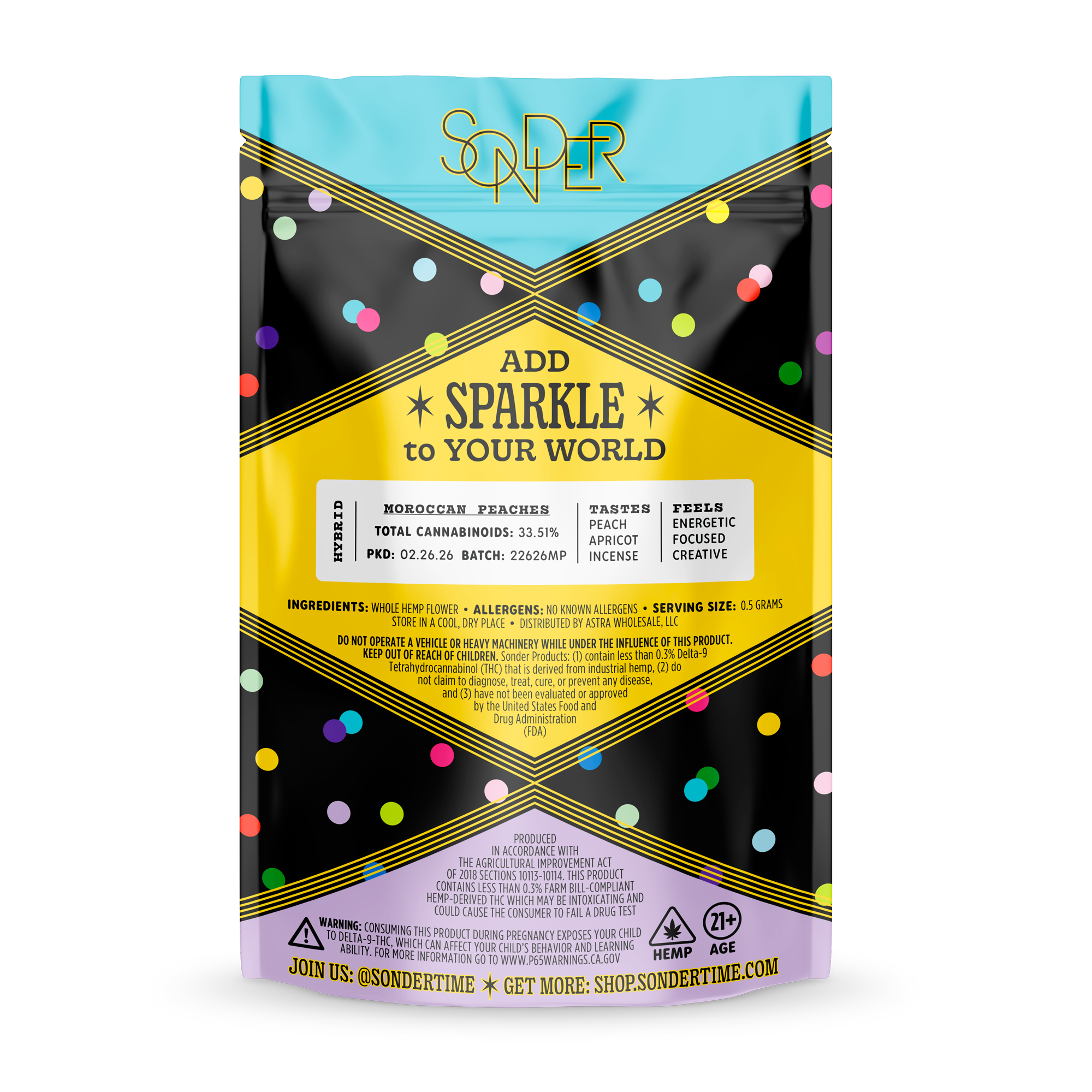 DISCO FLOWER • Moroccan Peaches